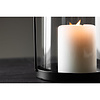 ebuy24 Flora waxinelichthouder zwart.