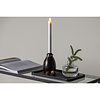 ebuy24 Ulricehamn kandelaar met LED-licht zwart.