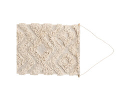 ebuy24 Hilda wanddecoratie katoen offwhite.