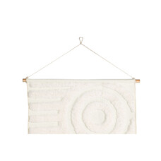 ebuy24 Nikita wanddecoratie polyester wit.