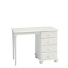 ebuy24 Richard bureau met 4 lades, wit.