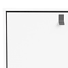 ebuy24 Rye dressoir 2 deuren, 2 lades mat wit.