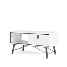 ebuy24 Rye salontafel 1 lade mat wit.