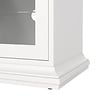 ebuy24 Venedig TV-meubel 2 glazen deuren en 1 glazen legger wit.