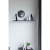 ebuy24 Amiens wandklok Ø25cm zwart.