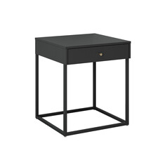 ebuy24 Pops nachtkastje 1 lade zwart.