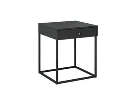 ebuy24 Pops nachtkastje 1 lade zwart.