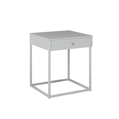 ebuy24 Pops nachtkastje 1 lade wit.