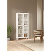 ebuy24 Roma vitrinekast 2 deuren wit.