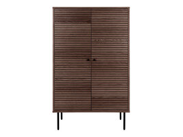 ebuy24 Kyoto vitrinekast 2 deuren eikenfineer.