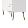 ebuy24 Bodo dressoir 2 deuren, 3 lades wit.