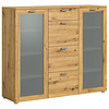 ebuy24 Xeno dressoir 4 laden 2 deuren eiken decor.