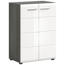 ebuy24 Salsa dressoir 2 deuren wit hoogglans.