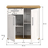 ebuy24 Verona dressoir 1 lade 2 deuren lariks decor.