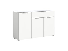 ebuy24 Ray dressoir 1 lade 3 deuren wit.