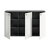 ebuy24 Monte dressoir 3 deuren wit hoogglans.