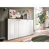 ebuy24 Monte dressoir 3 deuren wit hoogglans.