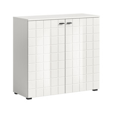ebuy24 Monte dressoir 2 deuren wit hoogglans.