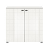 ebuy24 Monte dressoir 2 deuren wit hoogglans.
