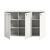 ebuy24 Monte dressoir 3 deuren wit hoogglans.