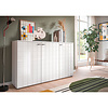 ebuy24 Monte dressoir 3 deuren wit hoogglans.