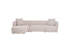 ebuy24 Kingston bank Met 2 kussens, linksdraaiend natuur.