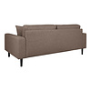 ebuy24 Lido bank 2,5 pers. met twee kussens bruin.