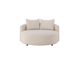 ebuy24 Kelso bank Ø150cm 3-persoons beige.