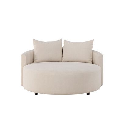 ebuy24 Kelso bank Ø150cm 3-persoons beige.