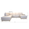 ebuy24 Nordic Ubank links gericht licht beige.