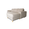 ebuy24 Nordic bank met chaise longue rechts gericht licht beige.