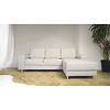 ebuy24 Nordic bank met chaise longue rechts gericht licht beige.