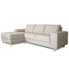 ebuy24 Nordic bank met chaise longue links gericht licht beige.