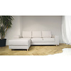 ebuy24 Nordic bank met chaise longue links gericht licht beige.