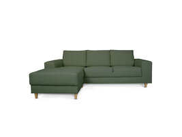ebuy24 Nordic bank met chaise longue links gericht groen.