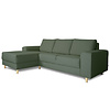 ebuy24 Nordic bank met chaise longue links gericht groen.
