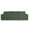 ebuy24 Nordic bank met chaise longue links gericht groen.