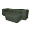 ebuy24 Heaven bank met chaise longue rechts of links gedraaid groen.
