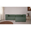 ebuy24 Heaven bank met chaise longue rechts of links gedraaid groen.
