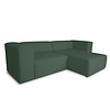 ebuy24 Heaven bank met chaise longue rechts of links gedraaid groen.