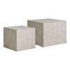 ebuy24 Prague salontafel Set van 2 marmer decor.