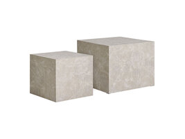 ebuy24 Prague salontafel Set van 2 marmer decor.