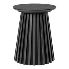 ebuy24 Osaka Hoektafel Ø40cm zwart.