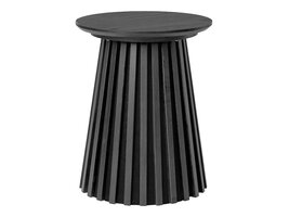 ebuy24 Osaka Hoektafel Ø40cm zwart.