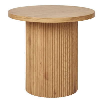 ebuy24 Boavista Hoektafel Ø48cm natuur.