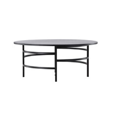 ebuy24 Copenhagen salontafel Ø100cm zwart.