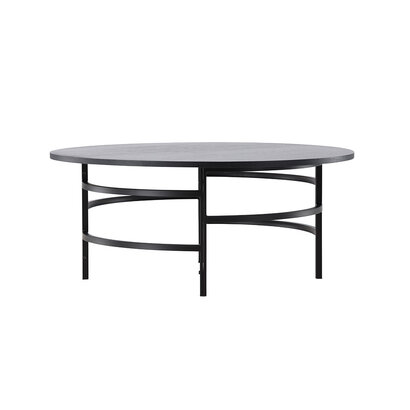 ebuy24 Copenhagen salontafel Ø100cm zwart.