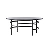 ebuy24 Copenhagen salontafel Ø100cm zwart.