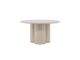 ebuy24 Olivia salontafel Ø80cm beige.