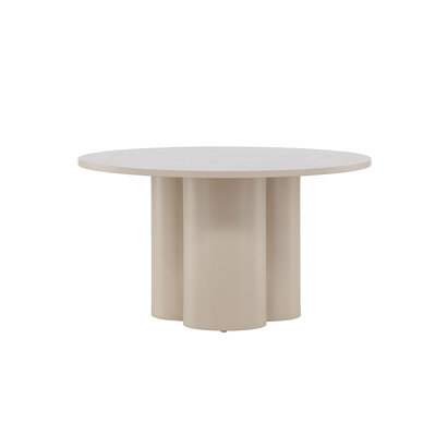 ebuy24 Olivia salontafel Ø80cm beige.